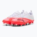 Detské kopačky Puma Ultra 7 Play FG/AG Jr Ultra Red/Puma Black/Puma White 3