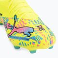 Kopačky PUMA Ultra Nitro 7 Match Advanced Level FG/AG puma white/blue glimmer/pink glimmer/yellow alert 7
