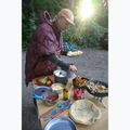 Skladacie náčinie Spork MSR 4 červená/ sivá/ modrá/ zelená sada príborov 3