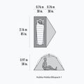 Trekingový stan  1-osobový MSR Hubba Hubba Bikepack 1 green 13
