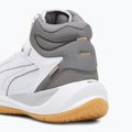 Pánska basketbalová obuv PUMA Playmaker Pro Mid Trophies ash gray/cast iron/puma gold 10
