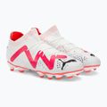 Detské kopačky PUMA Future Pro FG/AG Jr puma white/puma black/fire orchid 4