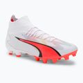 Pánske kopačky PUMA Ultra Pro FG/AG puma white/puma black/fire orchid