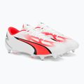 Pánske kopačky PUMA Ultra Play MXSG puma white/puma black/fire orchid 4