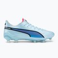 PUMA King Ultimate FG/AG pánske kopačky silver sky/puma black/fire orchid 2