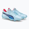 PUMA King Ultimate FG/AG pánske kopačky silver sky/puma black/fire orchid 4