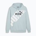 Pánska mikina PUMA Power Graphic Hoodie TR turquoise surf