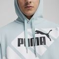 Pánska mikina PUMA Power Graphic Hoodie TR turquoise surf 6