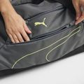 Športová taška PUMA Fundamentals Sports mineral gray/lime sheen 8