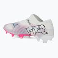 Futbalová obuv PUMA Future 7 Ultimate Low FG/AG white/black/poison pink/bright aqua/silver mist 3