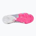 Futbalová obuv PUMA Future 7 Ultimate Low FG/AG white/black/poison pink/bright aqua/silver mist 4