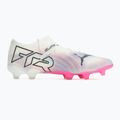 Futbalová obuv PUMA Future 7 Ultimate Low FG/AG white/black/poison pink/bright aqua/silver mist 9