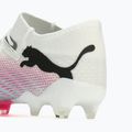 Futbalová obuv PUMA Future 7 Ultimate Low FG/AG white/black/poison pink/bright aqua/silver mist 13