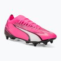 Kopačky PUMA Ultra Match MxSG jedovatá ružová/puma biela/puma čierna