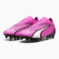 Kopačky PUMA Ultra Match MxSG jedovatá ružová/puma biela/puma čierna 10