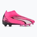 Kopačky PUMA Ultra Match + LL FG/AG poison pink/puma white/puma black 2