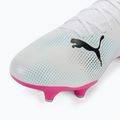 Futbalová obuv PUMA Future 7 Play MxSG puma white/puma black/poison pink 7