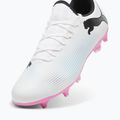 Futbalová obuv PUMA Future 7 Play MxSG puma white/puma black/poison pink 12