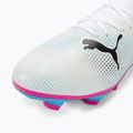 Futbalová obuv PUMA Future 7 Play FG/AG puma white/puma black/poison pink 7