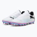 Futbalová obuv PUMA Future 7 Play FG/AG puma white/puma black/poison pink 10