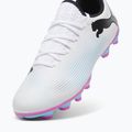 Futbalová obuv PUMA Future 7 Play FG/AG puma white/puma black/poison pink 12