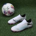 Futbalová obuv PUMA Future 7 Play FG/AG puma white/puma black/poison pink 14