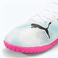 Detská futbalová obuv PUMA Future 7 Play IT puma white/puma black/poison pink 7