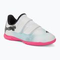 Detská futbalová obuv PUMA Future 7 Play IT V puma white/puma black/poison pink