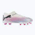Futbalová obuv PUMA Future 7 Pro+ FG/AG puma white/puma black/poison pink 2