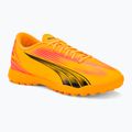 Futbalové kopačky PUMA Ultra Play TT sunset glow/puma black/sun stream