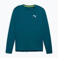 Pánske bežecké tričko s dlhým rukávom PUMA Run Cloudspun blue