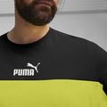 Pánske tričko PUMA ESS+ Block Tee puma black/lime sheen 5