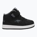 Detská obuv KangaROOS K-CPI Kalino Mid EV jet black / steel grey