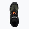 Detská obuv KangaROOS KX-Toke Mid EV military green / neon orange 12