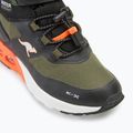 Detská obuv KangaROOS KX-Toke Mid EV military green / neon orange 7