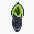 Detské snehové topánky KangaROOS K-MJ Hunter RTX FX dark navy / lime 5