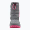 Juniorské snehule KangaROOS K-Ben steel grey / daisy pink 8