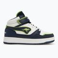 KangaROOS K-CP Dunkin Mid EV dark navy/lime detská obuv 2