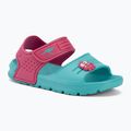 Detské sandále Kangaroos KangaSwim II ocean/daisy pink