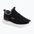 Detské topánky KangaROOS K-ETK Dunnart jet black/steel grey