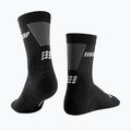 Dámske kompresné ponožky CEP Ultralight Mid Cut black/grey 2