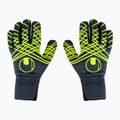 Brankárske rukavice uhlsport Prediction Absolutgrip HN Fit navy/white/fluo yellow