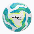 Futbalová lopta uhlsport Lite Soft 350 white/light blue/fluo yellow veľkosť 5