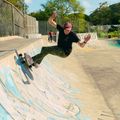 Skateboard surfskate Carver C7 Raw 31" JOB Blue Tiger 222 Complete modro-ružový C1131114 12