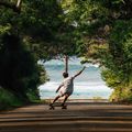 Skateboard surfskate Carver C7 Raw 34" Kai Dragon 222 Complete modro-červený C11311143 12