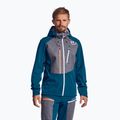 Pánska softshellová bunda Ortovox Pordoi navy blue 60173