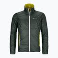 Pánska hybridná bunda Ortovox Swisswool Piz Boval zelená obojstranná 6114100052 3