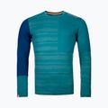 Pánske termotričko Ortovox 185 Rock'N'Wool zelené 84126