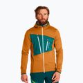 Pánska trekingová mikina Ortovox Fleece Grid Hoody brown 87211