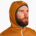 Pánska trekingová mikina Ortovox Fleece Grid Hoody brown 87211 4